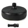 Tangkula Fillable Round Umbrella Base, Water & Sand Filled Patio Umbrella Stand