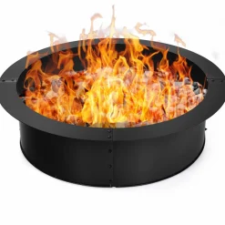 Tangkula Fire Pit Ring, 36-Inch Outer