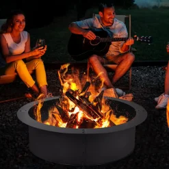 Tangkula Fire Pit Ring, 36-Inch Outer