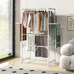 Tangkula Foldable Clothes Drying Rack