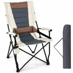 Tangkula Folding Camping Chair, Portable Lightweight Camp Chair