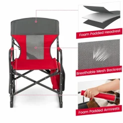 Tangkula Folding Camping Chair, Director Chair