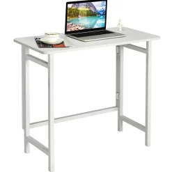 Tangkula Folding Computer Desk, Compact Computer Desk