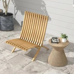 Tangkula Folding Patio Chair