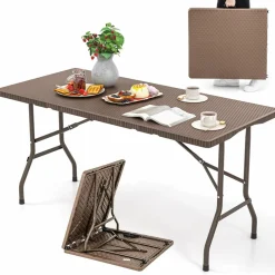 Tangkula 5FT Folding Table
