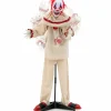 Tangkula 5FT Grins Animatronic Killer Clown, Indoor Outdoor Scary Clown Halloween Decoration with Pre-Recorded Creepy Sound