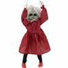 Tangkula 2.8FT Halloween Animatronic Roaming Creepy Doll