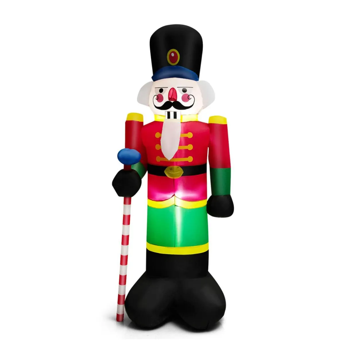 Tangkula 8FT Inflatable Nutcracker Soldier for Christmas