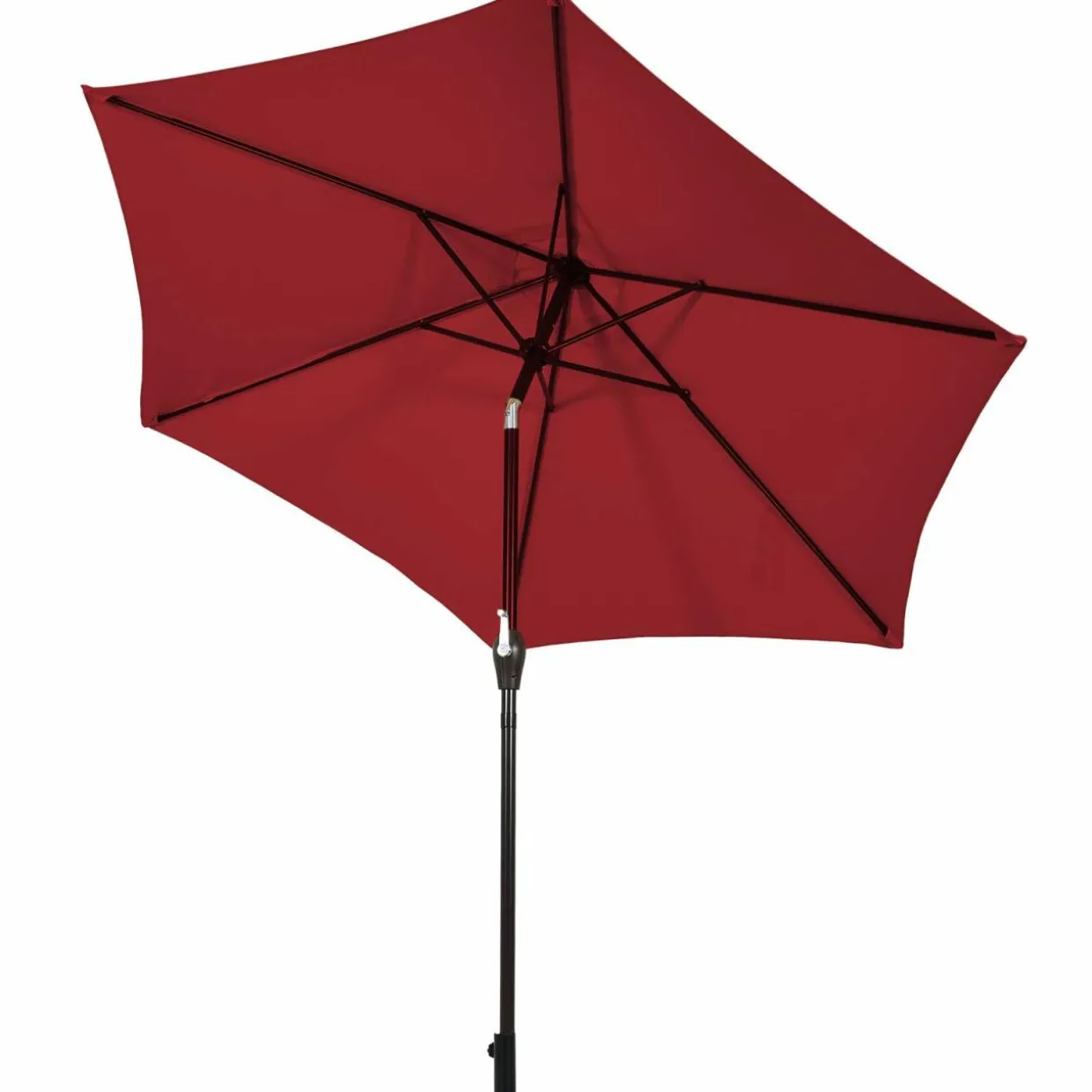 Tangkula 9FT Patio Umbrella, Outdoor Market Table Umbrella with Push Button Tilt Adjustment, Crank & 6 Sturdy Ribs for Garden