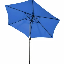 Tangkula 9FT Patio Umbrella, Outdoor Market Table Umbrella with Push Button Tilt Adjustment, Crank & 6 Sturdy Ribs for Garden