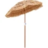 TANGKULA 6ft Thatched Patio Umbrella, Hawaiian Tiki Umbrella with Carrying Bag, Tilt Design