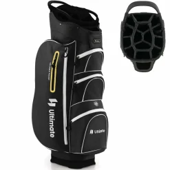 Tangkula Golf Cart Bag with 15 Way Top Dividers, Portable Golf Carry Bag for Men & Women