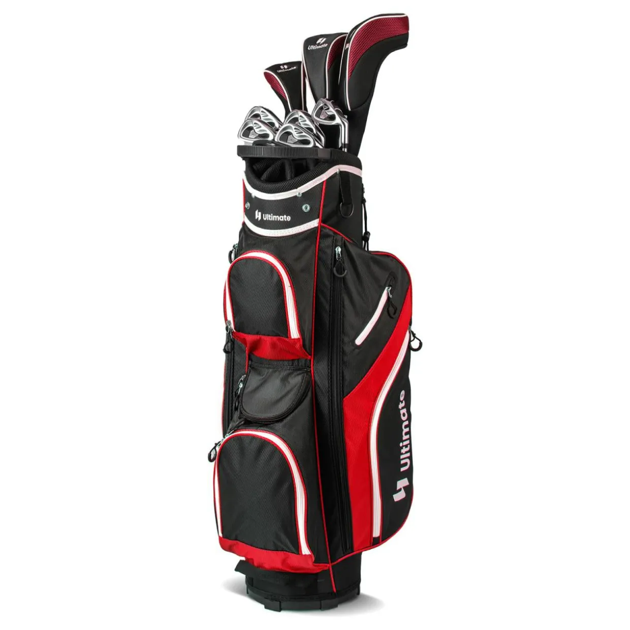 Tangkula Golf Cart Bag with 14 Way Top Dividers, Lightweight Golf Club Cart Bag with 9 Pockets