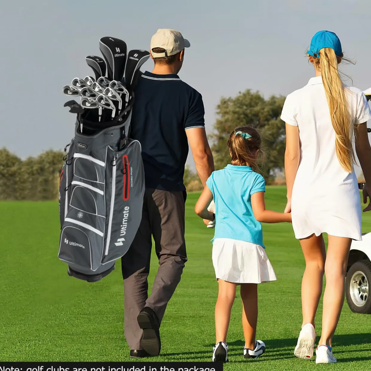 Tangkula Golf Cart Bag with 15 Way Top Dividers, Portable Golf Carry Bag for Men & Women