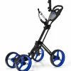 Tangkula Golf Push Pull Cart, Lightweight Aluminum Collapsible Golf Push Cart with 4 Wheels