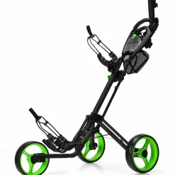 Tangkula Golf Push Pull Cart, Lightweight Aluminum Collapsible 3 Wheels Golf Push Cart
