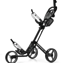 Tangkula Golf Push Pull Cart, Lightweight Aluminum Collapsible 3 Wheels Golf Push Cart