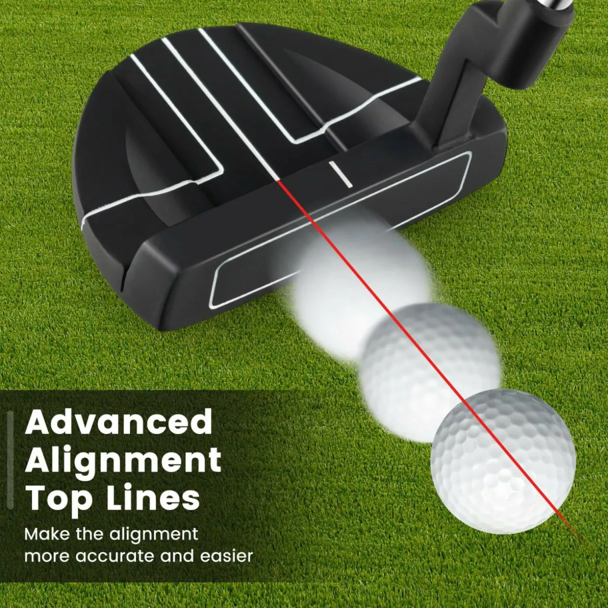 Tangkula Golf Putter with Head Cover
