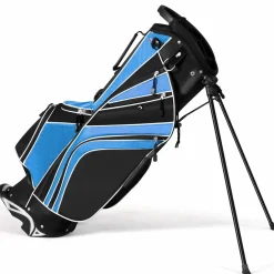 Tangkula Golf Stand Bag for Men & Women, Golf Carry Bag with 6 Way Divider Carry Organizer Pockets Storage