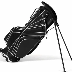 Tangkula Golf Stand Bag for Men & Women, Golf Carry Bag with 6 Way Divider Carry Organizer Pockets Storage