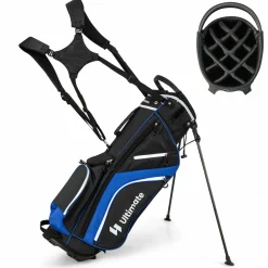 Tangkula Golf Stand Bag with 14 Way Top Dividers