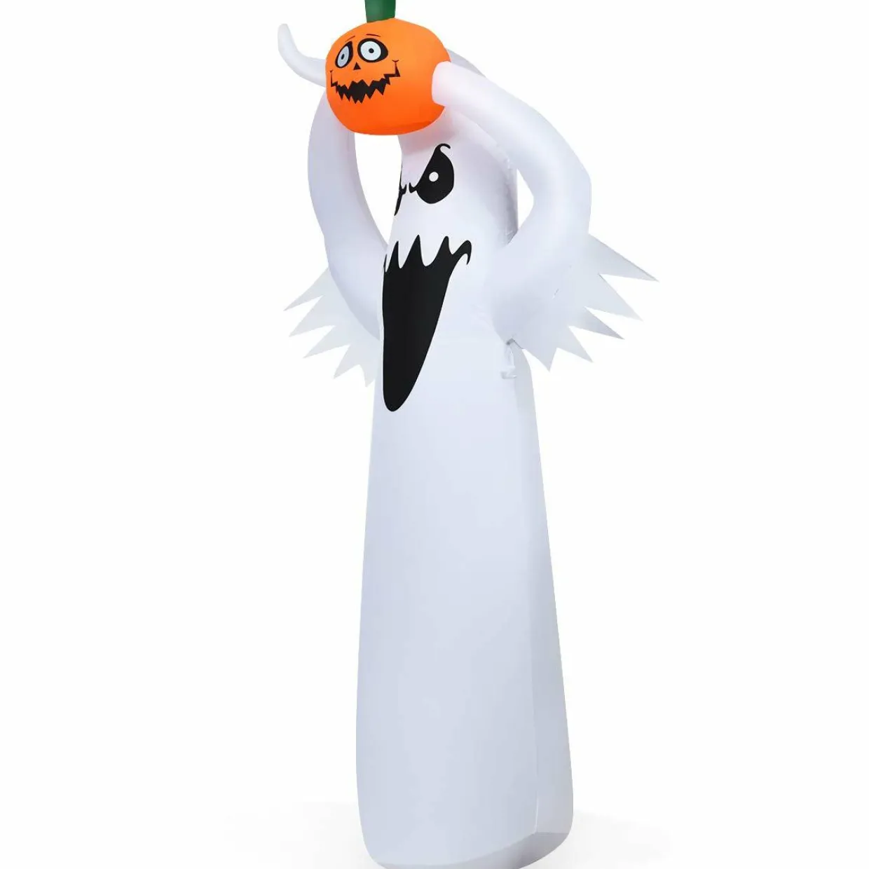 Tangkula Halloween Decorations, Halloween Inflatable Ghost With Led Lights