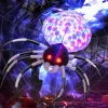 Tangkula Halloween Inflatable Spider with Multi-Color Lights & Built-in Blower, Indoor Outdoor Blowup Spider Decoration