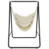 Tangkula Hammock with Stand Included, Freestanding Hammock Chair