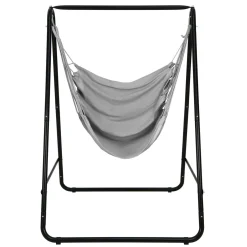 Tangkula Hammock with Stand Included, Freestanding Hammock Chair