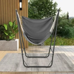 Tangkula Heavy-Duty Hammock Chair with Stand