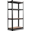 TANGKULA Home Garage Multi-Use Storage Rack with Adjustable Shelves, 4-Tier Garage Shelf