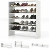 Tangkula 3-in-1 Vertical Shoe Rack