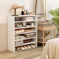 Tangkula 3-in-1 Vertical Shoe Rack