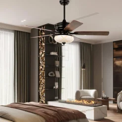 Tangkula 52-Inch Ceiling Fan with Remote Control