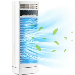 Tangkula 14-Inch Desk Fan, Oscillating Small Tower Fan