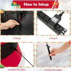 Tangkula Indoor & Outdoor Holiday Decor for Christmas Party