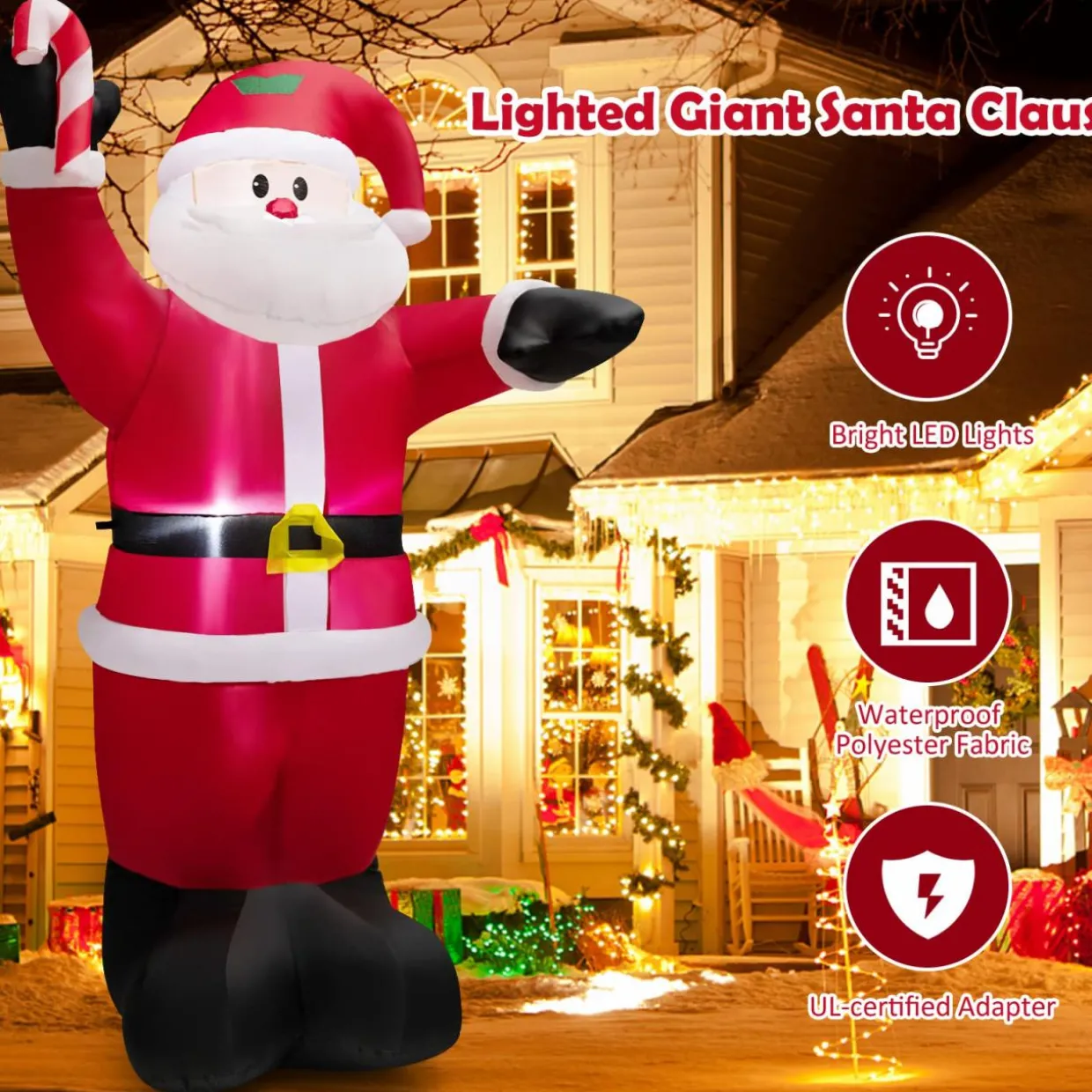 Tangkula Indoor & Outdoor Holiday Decor for Christmas Party