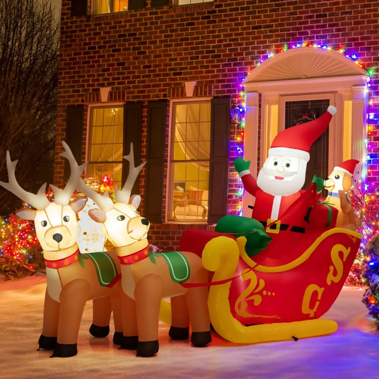 Tangkula Indoor & Outdoor Holiday Decor for Christmas Party