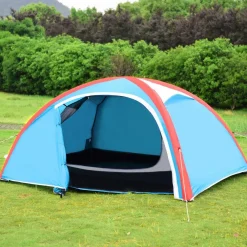 Tangkula Inflatable Tent, Camping Tent for Family, Instant Set Up in Minutes