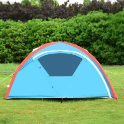 Tangkula Inflatable Tent, Camping Tent for Family, Instant Set Up in Minutes