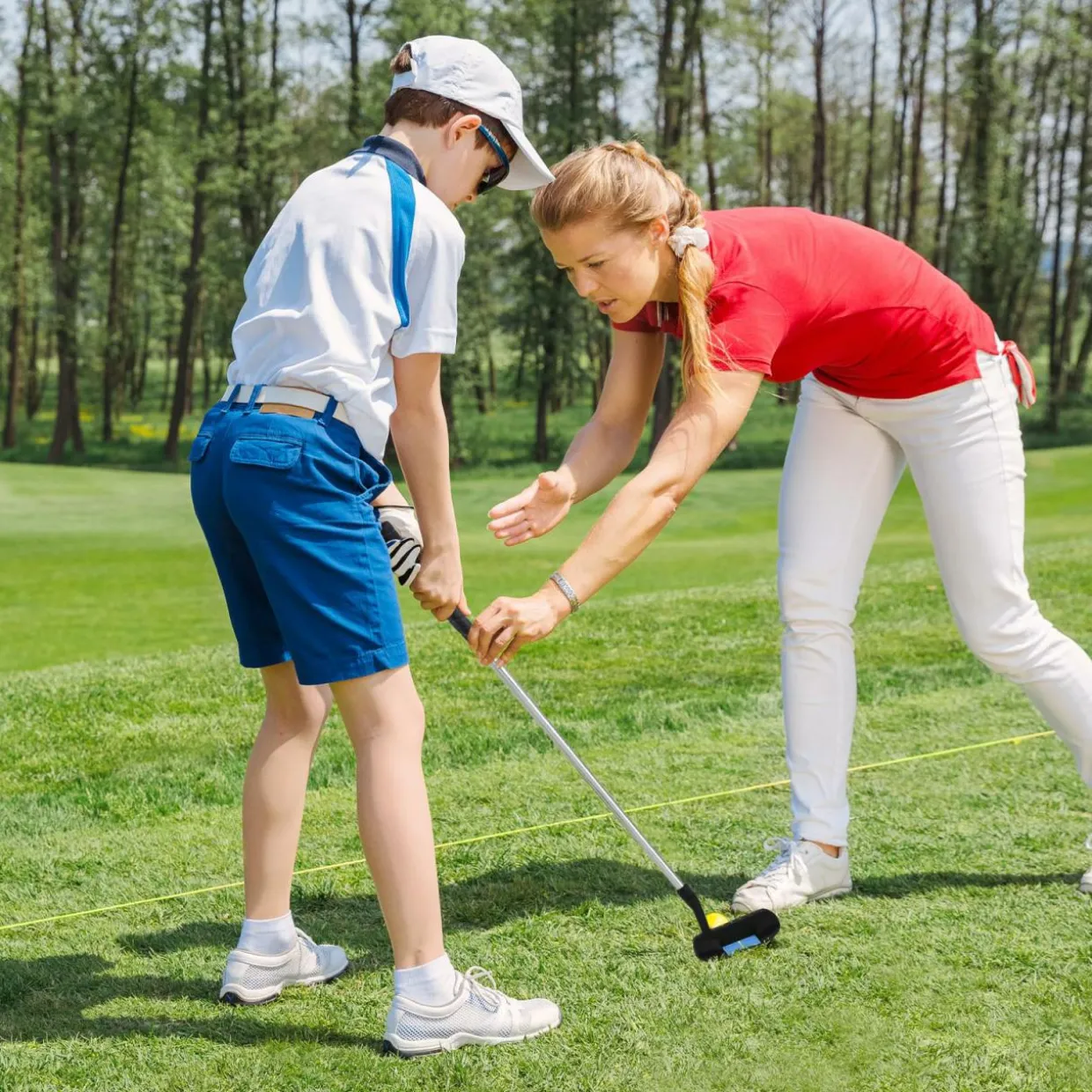 Tangkula Junior Mallet Putter for Kids,30 Inch, Ages 11-14
