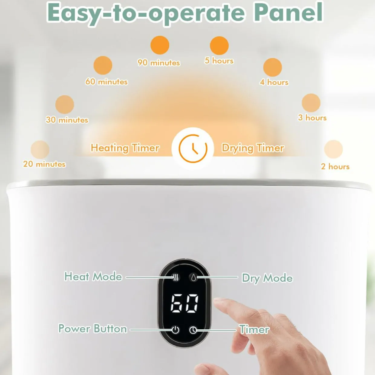 Tangkula 35L Large Towel Warmer Bucket, Luxury Hot Towel Heater w/ 20-90Min Timer & 2-5H Drying Mode (White, 35L)