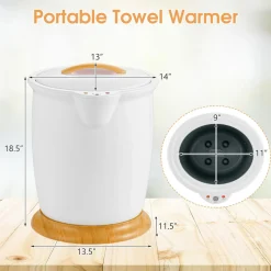 Tangkula 20L Towel Warmer Bucket, Portable Towel Warmer