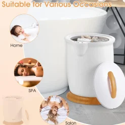 Tangkula 20L Towel Warmer Bucket, Portable Towel Warmer