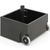Tangkula 170LBS 2-in-1 Patio Umbrella Base, Fillable Umbrella Stand with 2 Universal Wheels (Black)