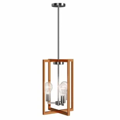 Tangkula 3-Light Pendant Lamps, Pendant Lighting Fixture (Dark Gold Nickel)