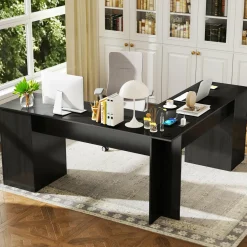 Tangkula L-Shaped Desk, 66
