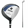 Tangkula Men° Aluminum Alloy Golf Driver with Graphite Shaft and Head Cover