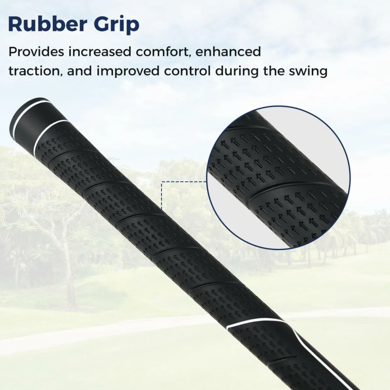 Tangkula Men° Aluminum Alloy Golf Driver with Graphite Shaft and Head Cover