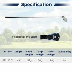 Tangkula Men° Aluminum Alloy Golf Driver with Graphite Shaft and Head Cover